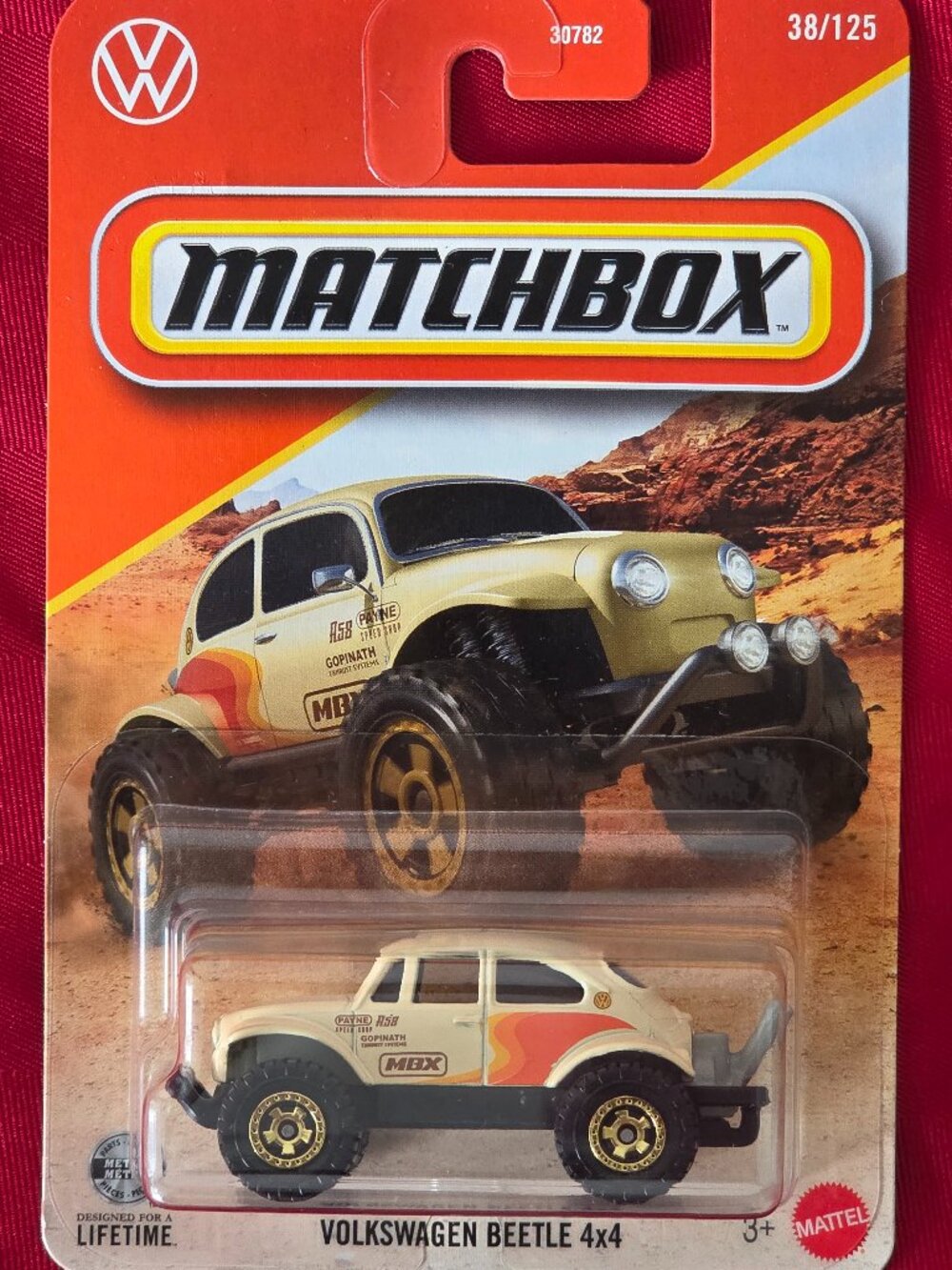 2026 MATCHBOX, VOLKSWAGEN BEETLE 4X4, MINT IN THE PACKAGE!!!